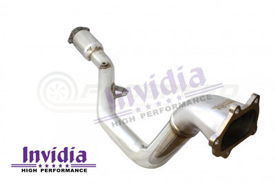 Invidia Down Pipe "Australian Spec" w/High Flow Cat - Subaru WRX 08-14/STI 08-21/LGT 07-09/FXT SH (5MT/6MT/4AT) HS08SW1DPC-A