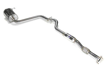Q300 Cat Back Exhaust Single Exit - Subaru 08-10 WRX Sedan/Forester XT SH 08-13