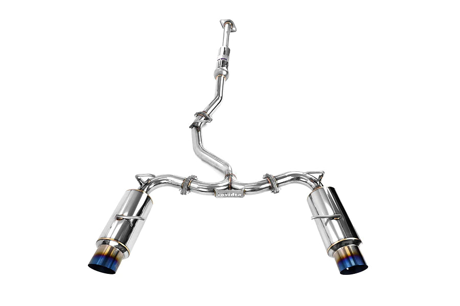 N1 Engine Back Exhaust w/Invidia Equal Headers - Subaru BRZ & Toyota 86 12-21, 22+ (6MT)