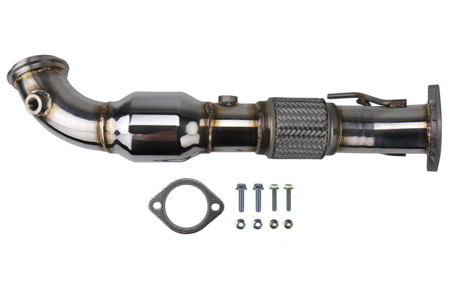 Down Pipe w/High Flow Cat - Ford Focus ST LW/LZ 11-18