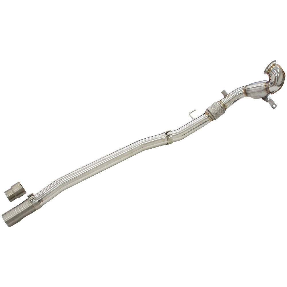 Q300 Valved Turbo Back Exhaust w/Oval Tips - VW Golf R Mk7