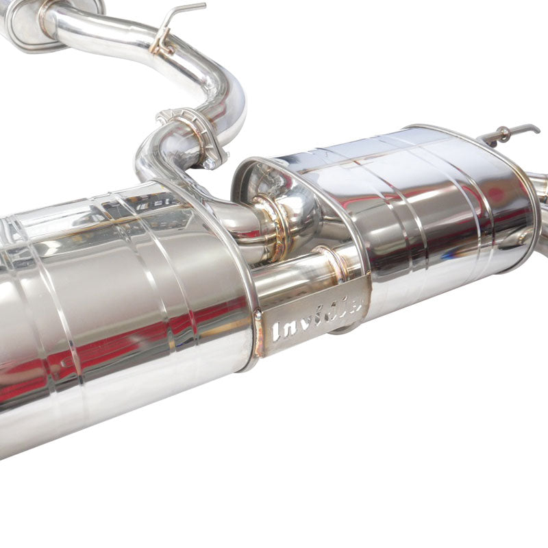 Q300 Valved Turbo Back Exhaust w/Oval Tips - VW Golf R Mk7