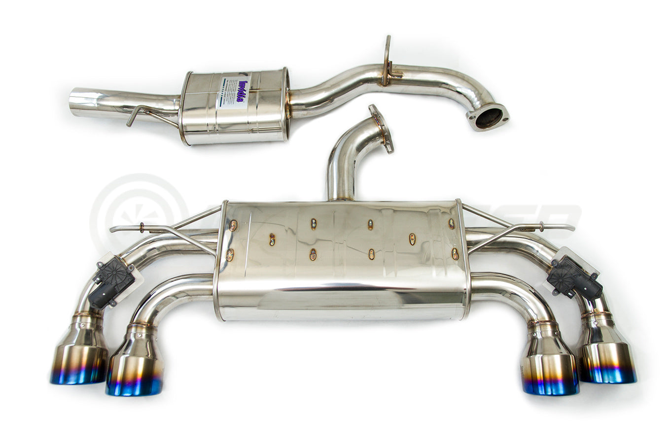 Q300 Valved Turbo Back Exhaust - VW Golf R Mk7.5