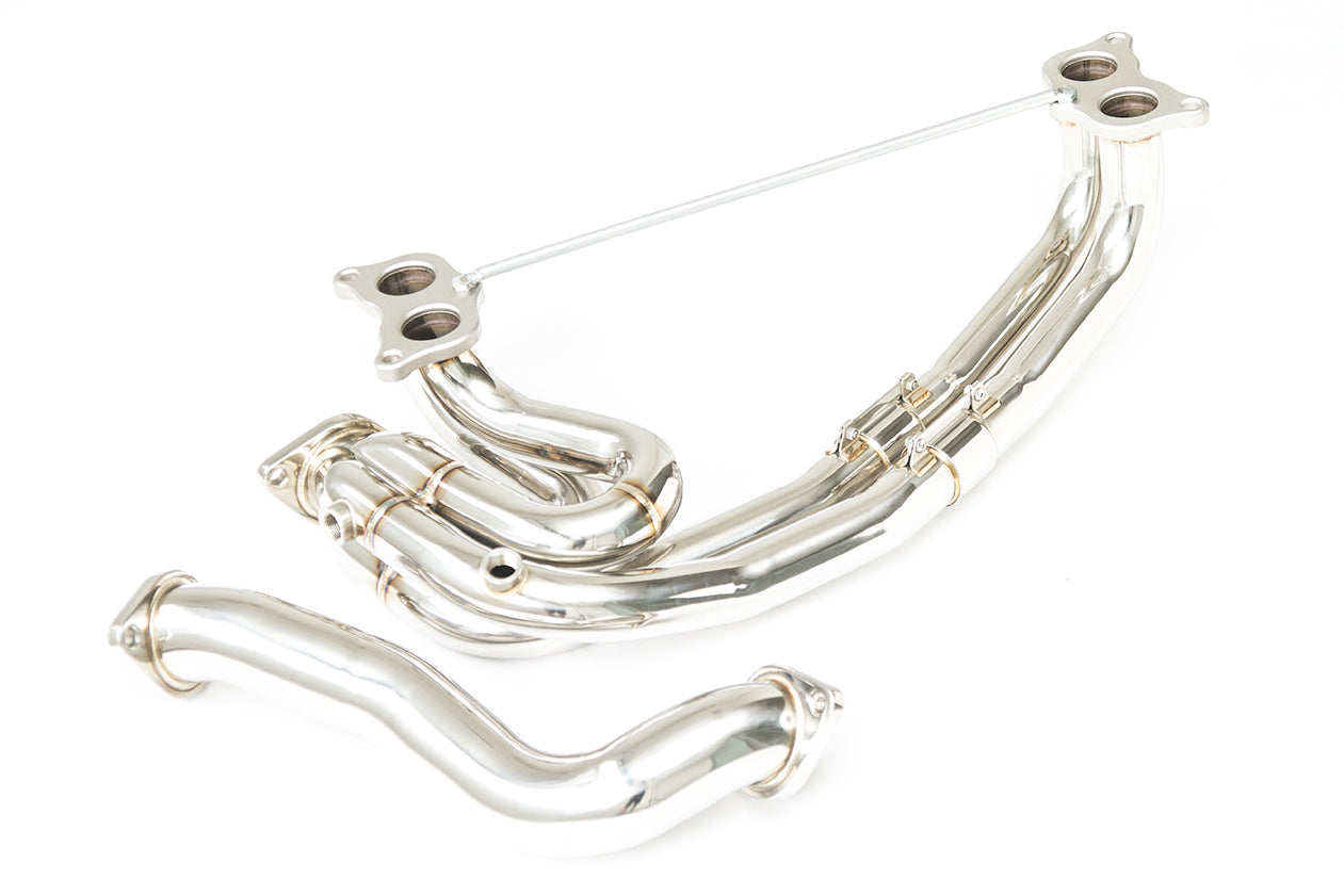 Q300 70mm Engine Back Exhaust w/PSR Unequal Headers - Subaru BRZ & Toyota 86 12-21, 22+ (6MT)