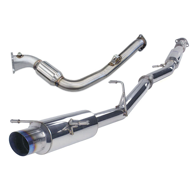N1 Turbo Back Exhaust Resonated w/Catted Down Pipe - Subaru WRX/STI GD 01-07