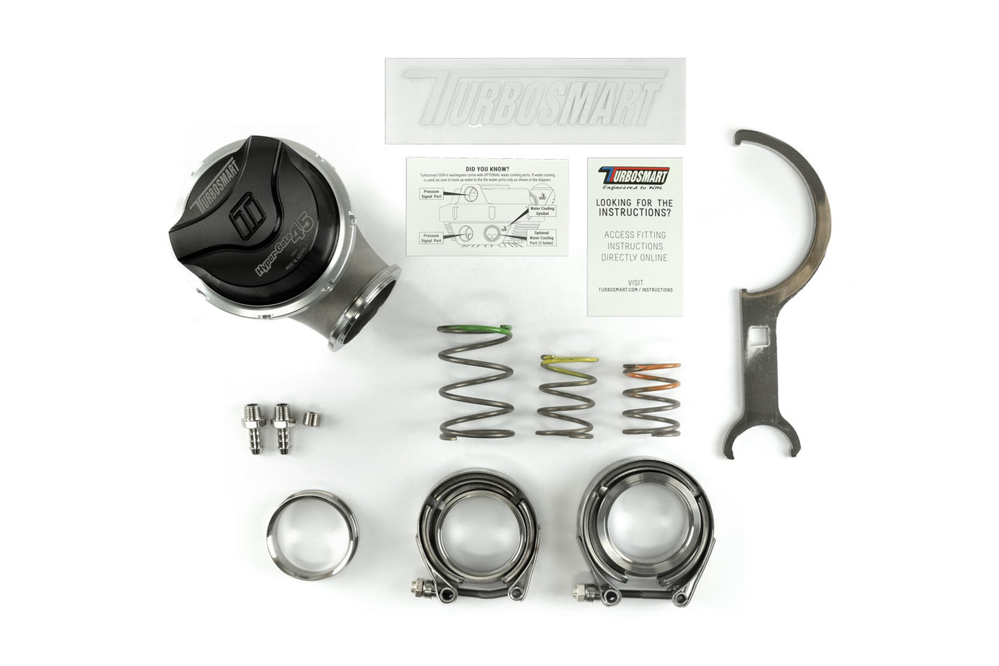 Turbosmart GenV Hypergate45 14psi External Wastegate - Black