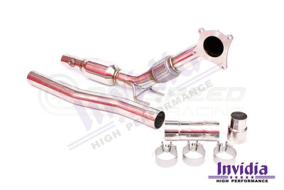 Invidia Down Pipe w/High Flow Cat - VW Golf GTI Mk5 HS05GF5DPC