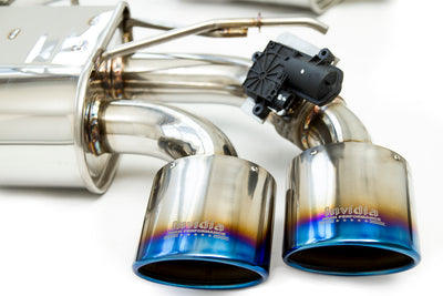 Q300 Valved Catback Exhaust w/Oval Tips - VW Golf R Mk7