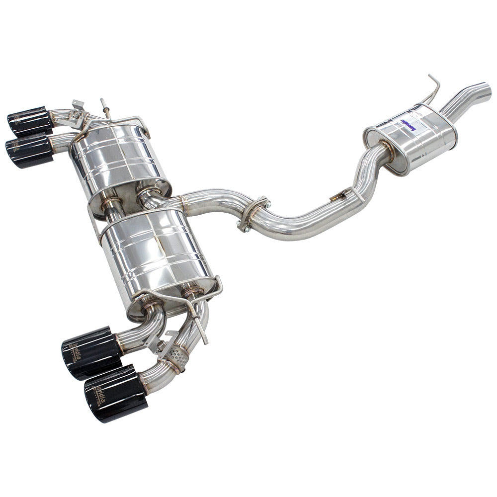 R400 Valved Cat Back Exhaust w/Oval Tips - VW Golf R Mk7
