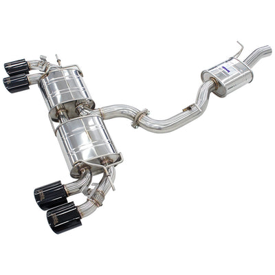 R400 Valved Cat Back Exhaust w/Oval Tips - VW Golf R Mk7