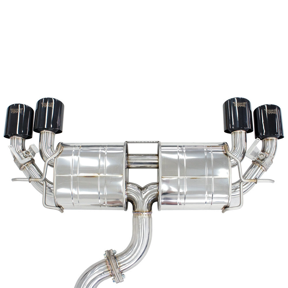 R400 Valved Cat Back Exhaust w/Oval Tips - VW Golf R Mk7
