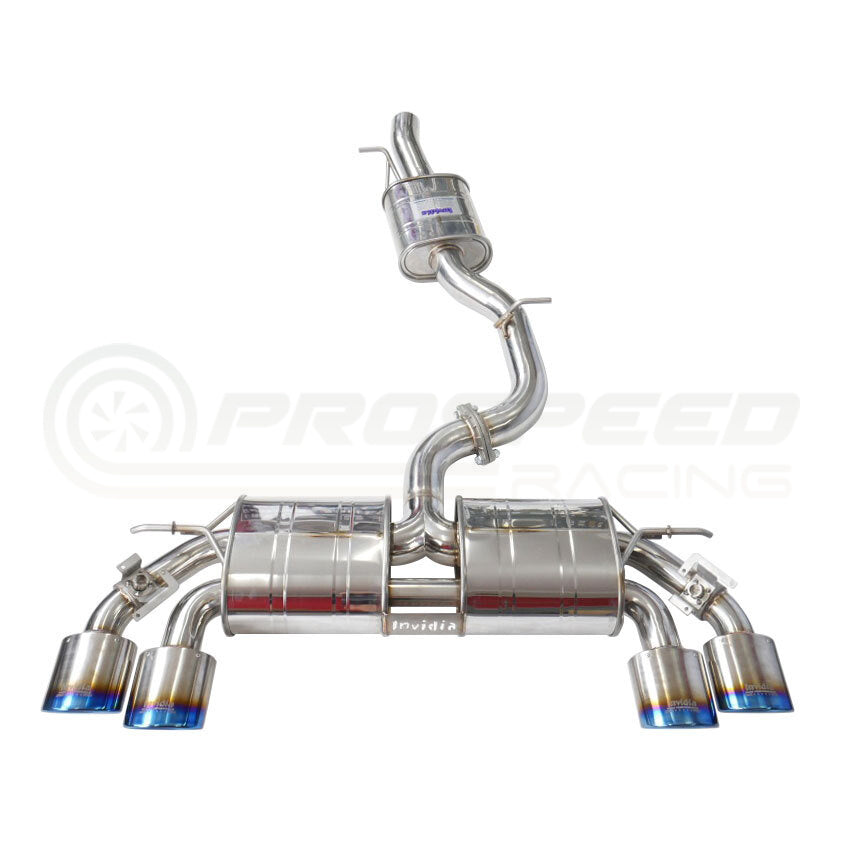 R400 Valved Cat Back Exhaust w/Oval Tips - VW Golf R Mk7