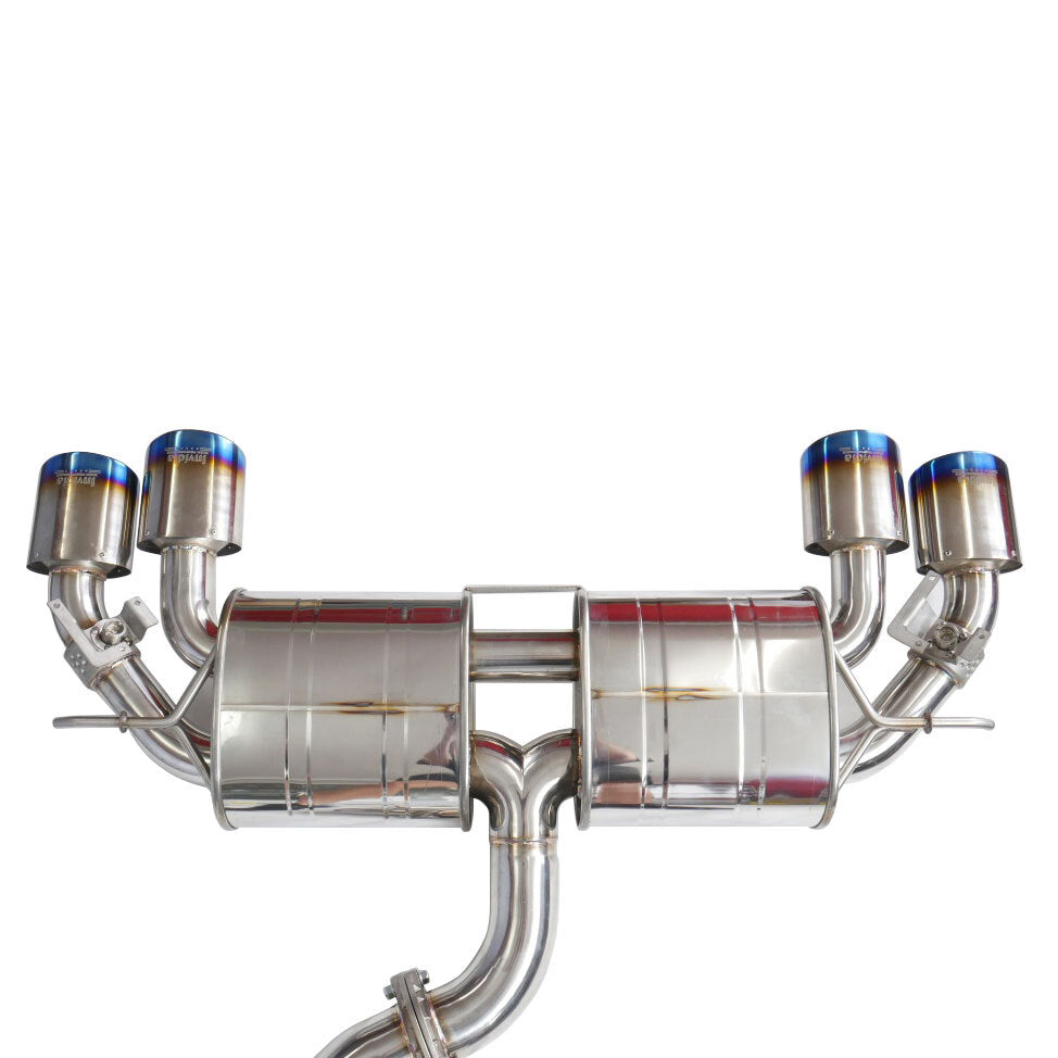 R400 Valved Cat Back Exhaust w/Oval Tips - VW Golf R Mk7
