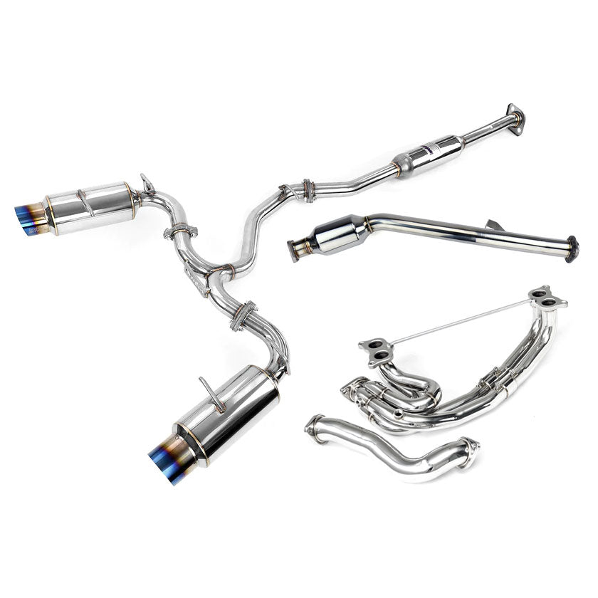N1 Engine Back Exhaust w/PSR Unequal Headers - Subaru BRZ & Toyota 86 12-21, 22+ (6MT)