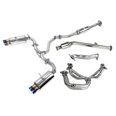 N1 Engine Back Exhaust w/Invidia Equal Headers - Subaru BRZ & Toyota 86 12-21, 22+ (6MT)