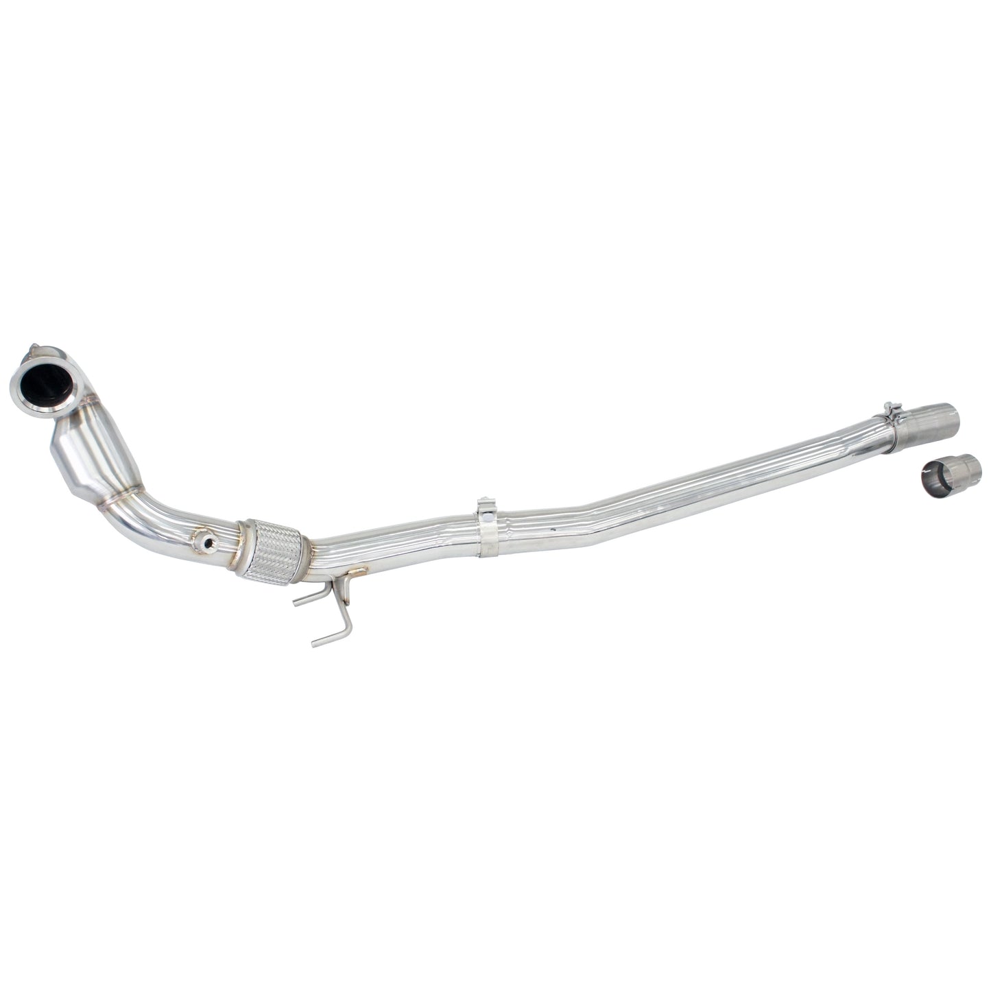 Q300 Valved Turbo Back Exhaust w/Oval Tips - VW Golf R Mk7