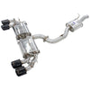 R400 Valved Turbo Back Exhaust w/Oval Tips - VW Golf R Mk7