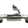 Q300 Non-Valved Turbo Back Exhaust w/Oval Tips - VW Golf R Mk7