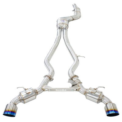 Dual N1 Valved Turbo Back Exhaust w/Catted Down Pipe - Toyota Supra A90 19+