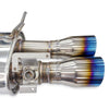 Q300 Valved Cat Back Exhaust w/Straight Cut Ti Tips