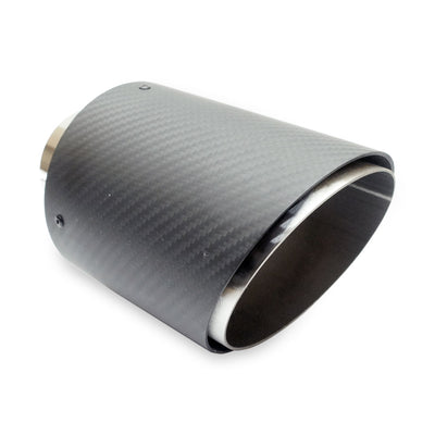 PSR Carbon Fibre Clamp On Tip SINGLE - 114.3mm Outlet, 60mm Inlet