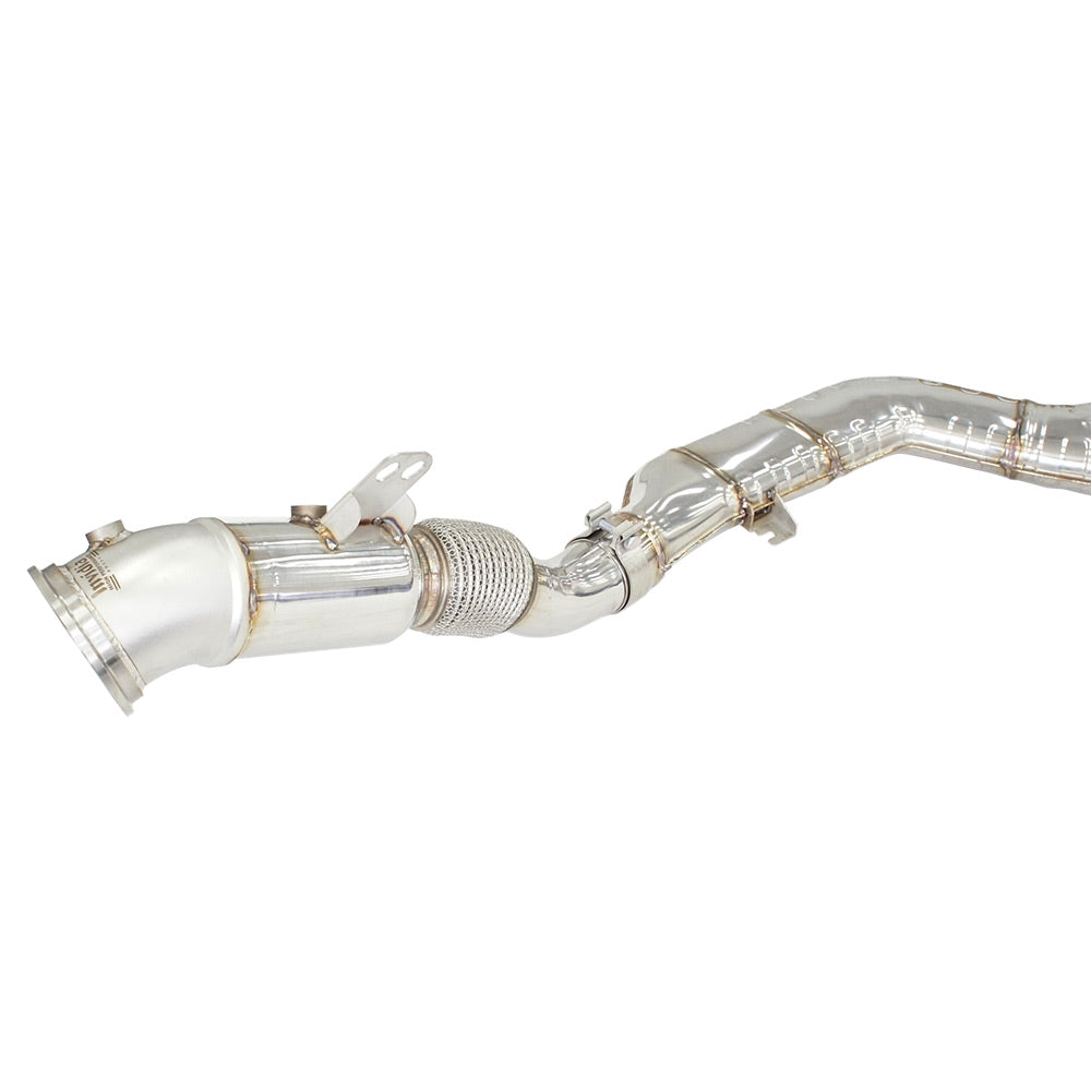 Dual N1 Valved Turbo Back Exhaust w/Catted Down Pipe - Toyota Supra A90 19+